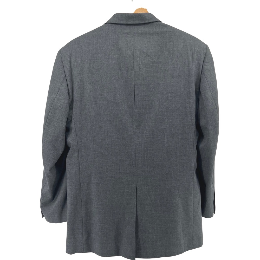 Jos. A. Bank 100% Wool Men's‎ Gray Two Button Blazer Jacket 46 L Business Career - Picture 3 of 9